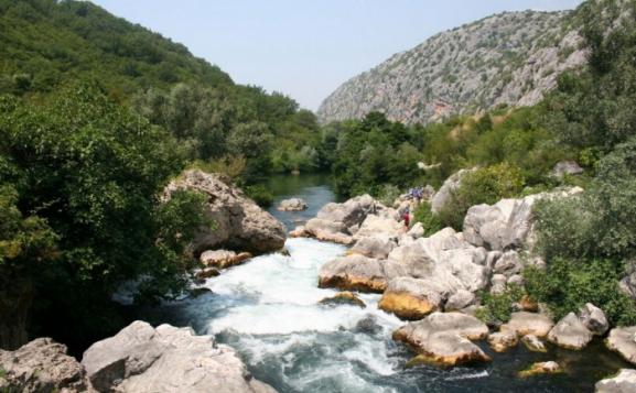 Rafting on the river Cetina – Omiš